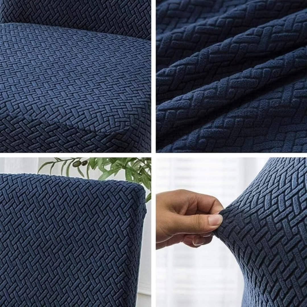 AINT MAT Velvet Turkish Sofa Cover - Blue - Image 3