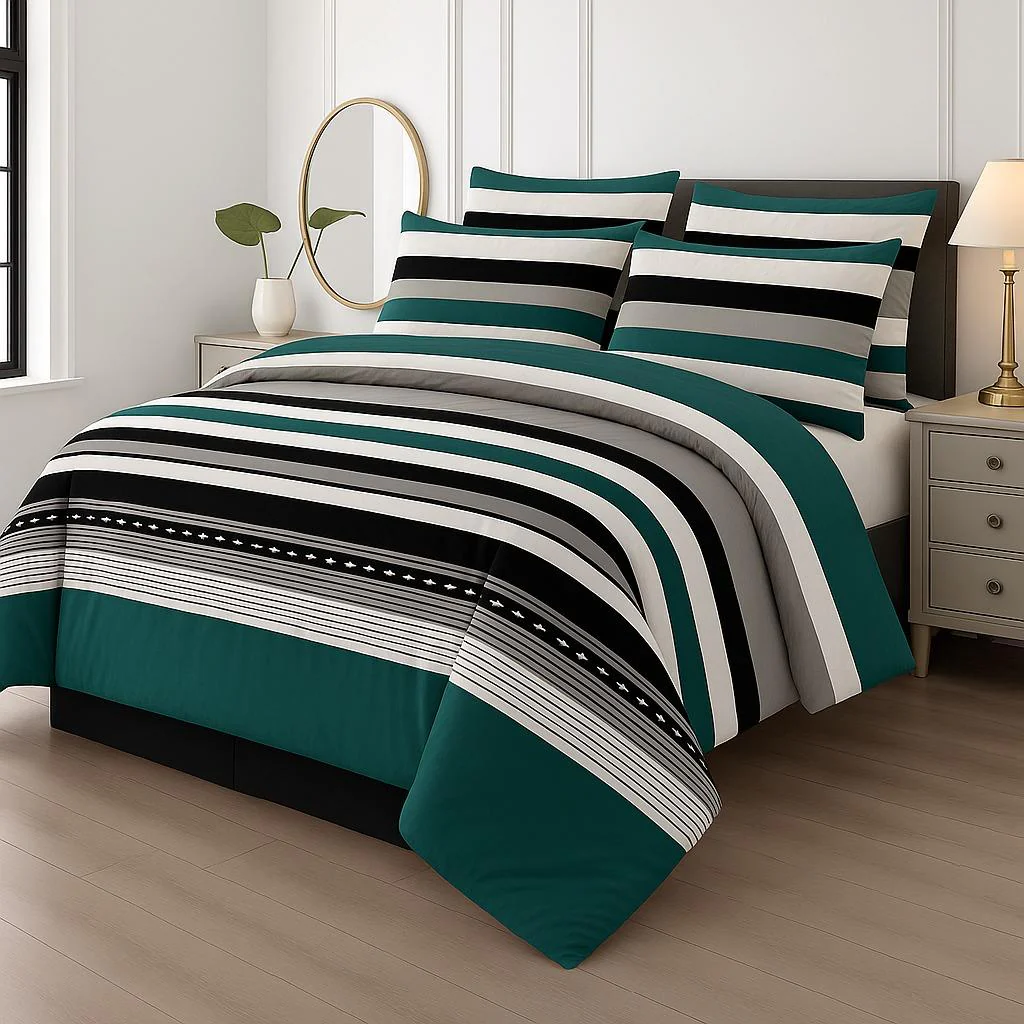 ITALIAN TENG ASH-1014 COTTON COMFORTER SET-7PCS