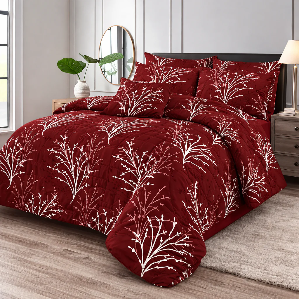 NEDROWY ASH-1015 COTTON COMFORTER SET-7PCS