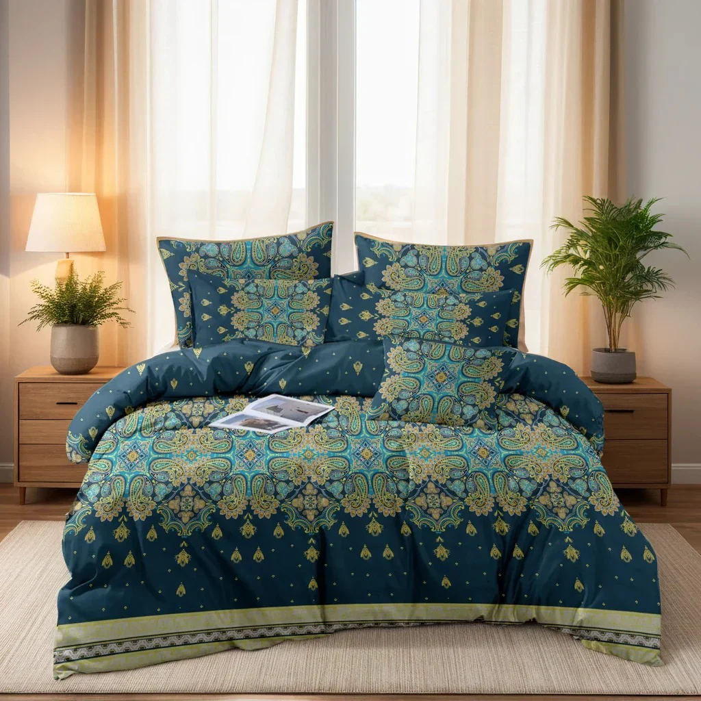 OPHELLIE ASH-1016 COTTON COMFORTER SET-7PCS - Image 4