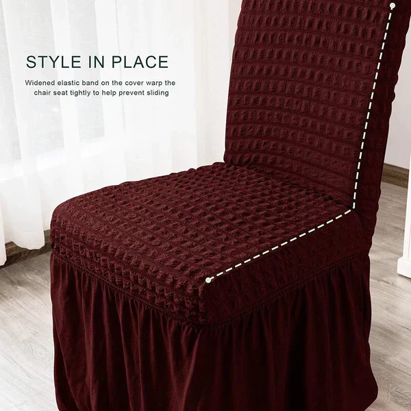 Persian Chair Covers - Maroon - Image 3