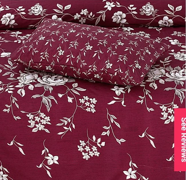 PRINTED PURE COTTON BEDSHEET ASH-4079 - Image 2