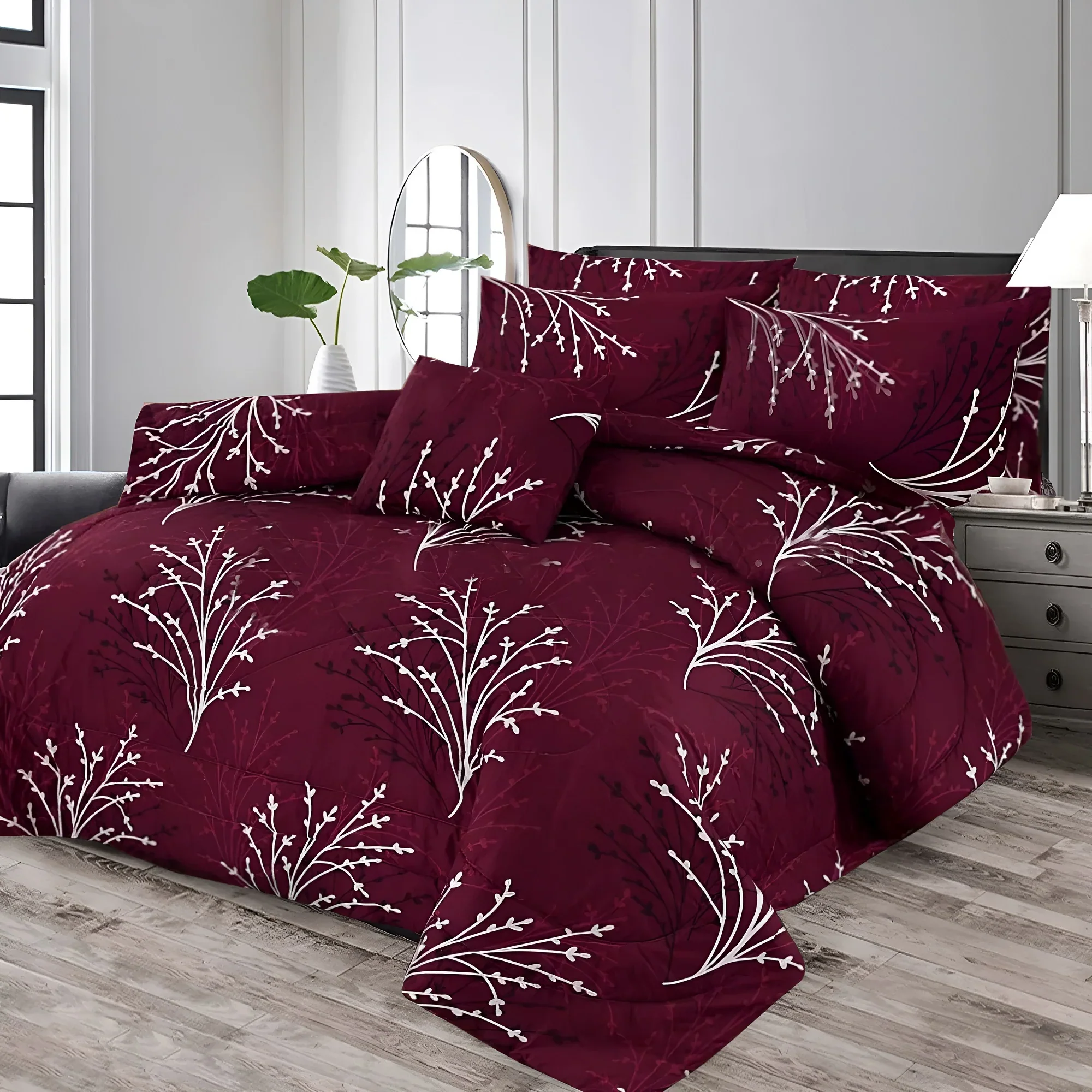 SIGNATURE ASH-1031 COTTON COMFORTER SET-7PCS