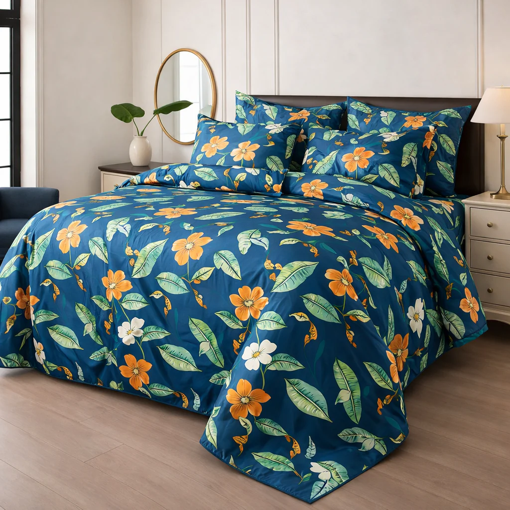 SIGNATURE B.R COTTON COMFORTER SET-7PCS