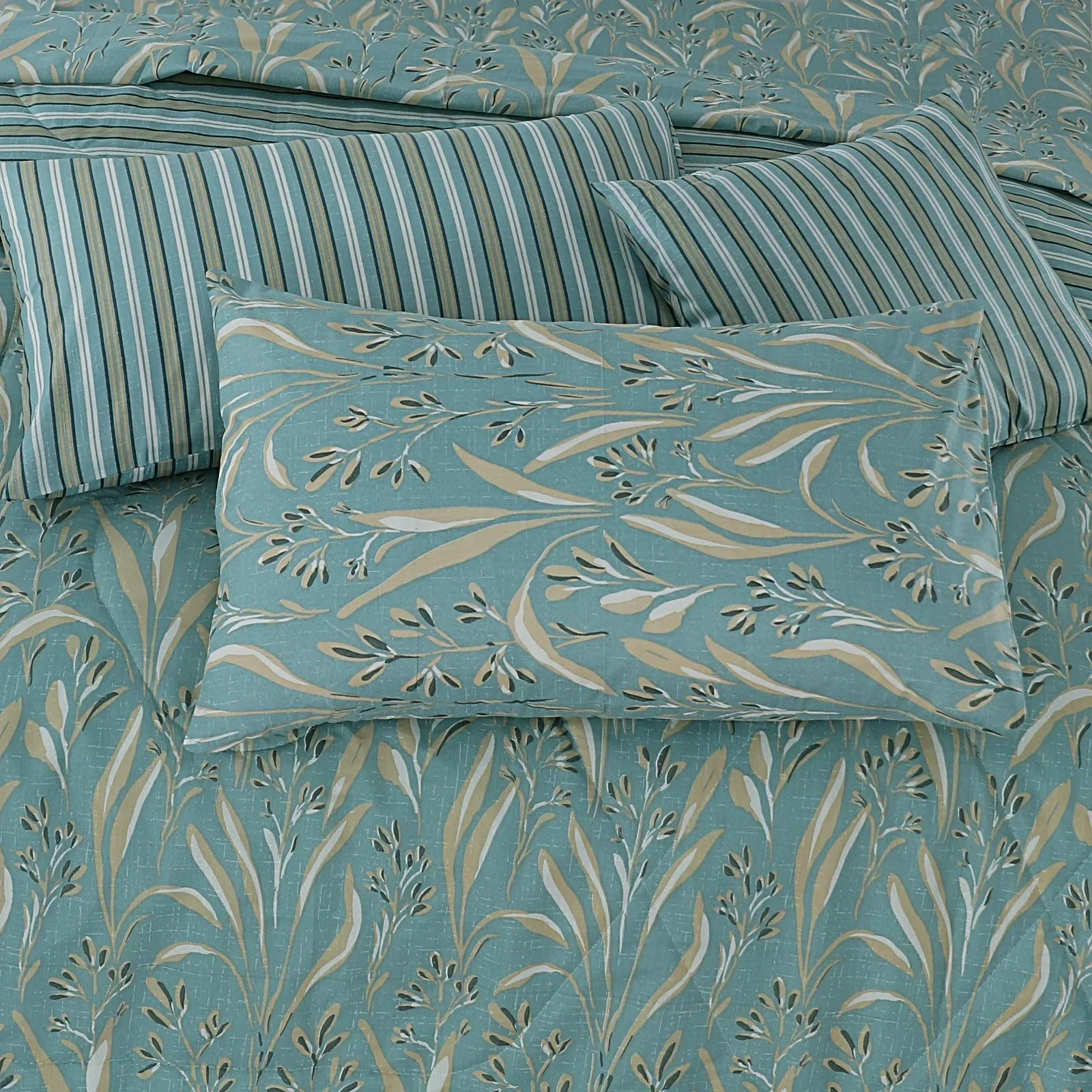 SIGNATURE BRICK COTTON COMFORTER SET-7PCS - Image 2