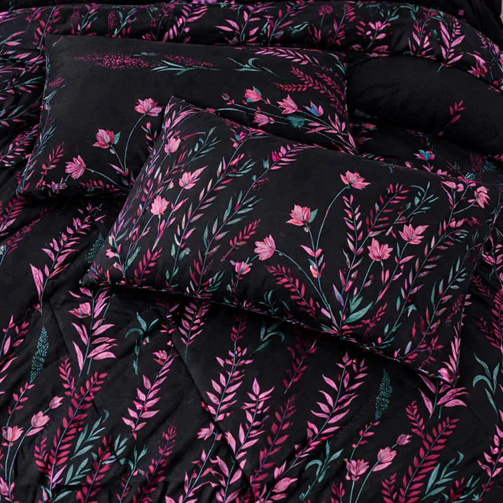 SIGNATURE FLORAL COTTON COMFORTER SET-7PCS - Image 2