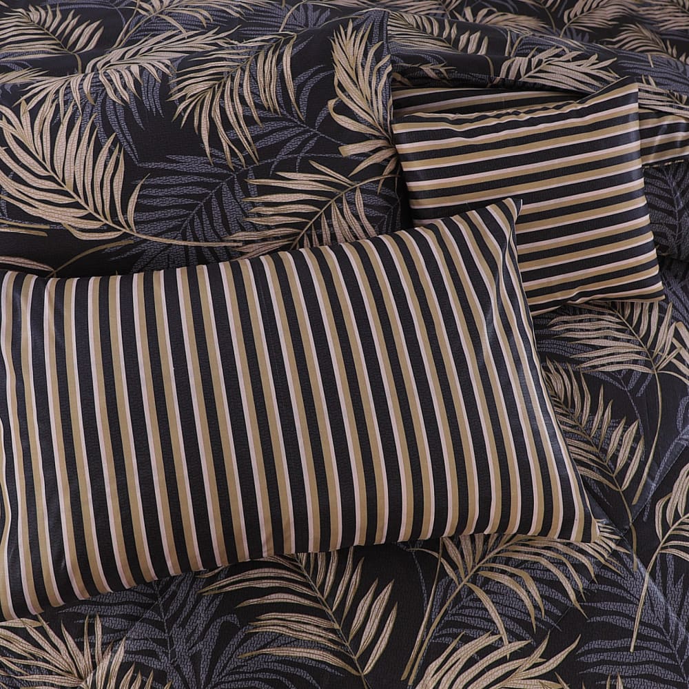 SIGNATURE M.Z LEAF COTTON COMFORTER SET-7PCS - Image 2