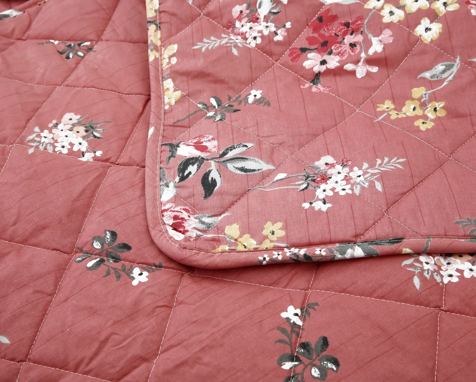 SIGNATURE PINK COTTON COMFORTER SET-7PCS - Image 4