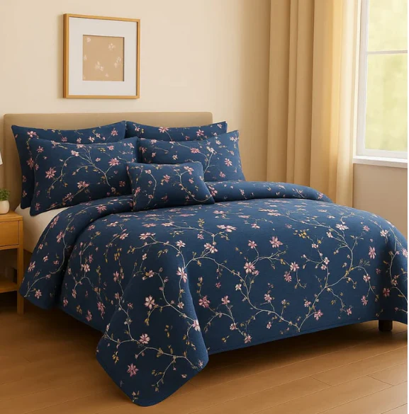 SIGNATURE P MICR COTTON COMFORTER SET-7PCS