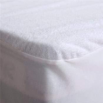 Terry Waterproof Mattress Protector - White - Image 3