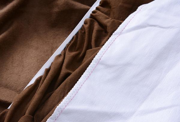 Terry Waterproof Mattress Protector - Brown - Image 4