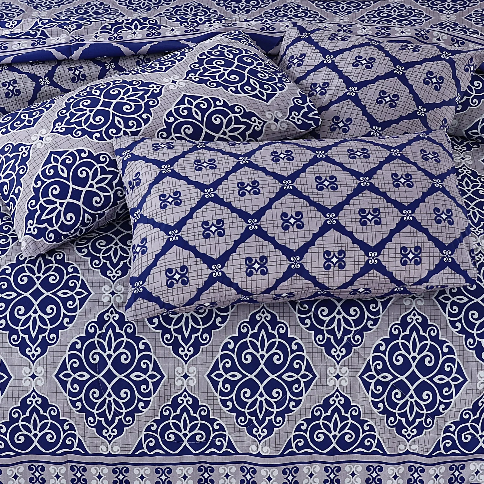 Winter Quilt/Razai Set SH-40 (Heavy polyester Filling) - Image 3